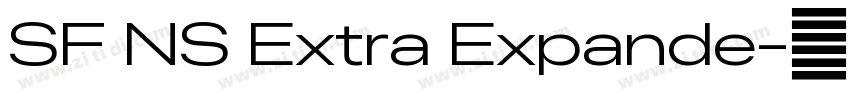 SF NS Extra Expande字体转换